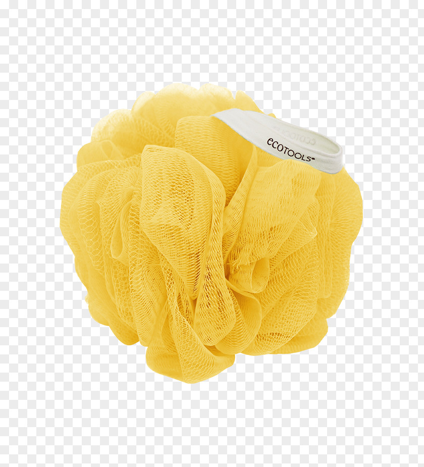 Puff Barrette Yellow Flower Hair Cosmetics PNG