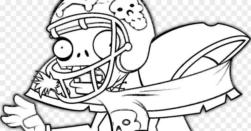 Football Theme Plants Vs. Zombies 2: It's About Time Coloring Book Peashooter PNG
