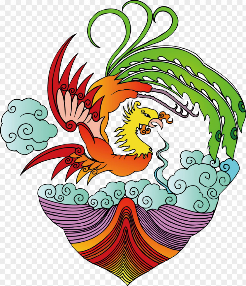 Phoenix Pattern Fenghuang County U5409u7965u56feu6848 Illustration PNG