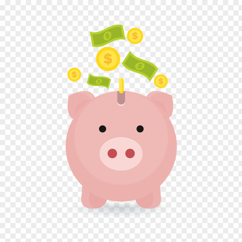 Pig Savings Account Money Piggy Bank PNG