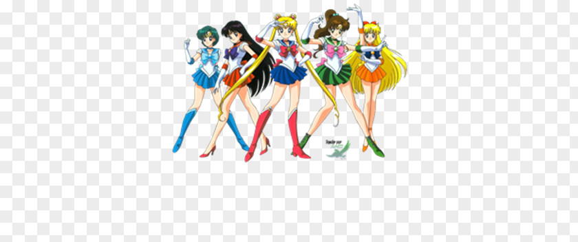 Sailor Moon Jupiter Mars Mercury Senshi PNG