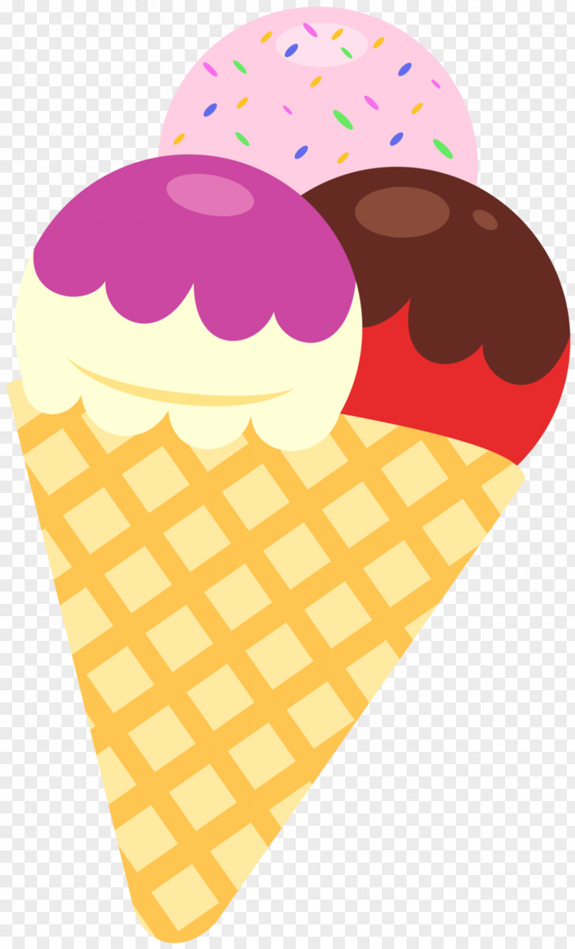 Vanilla Pony Ice Cream Cones Chocolate Cake PNG