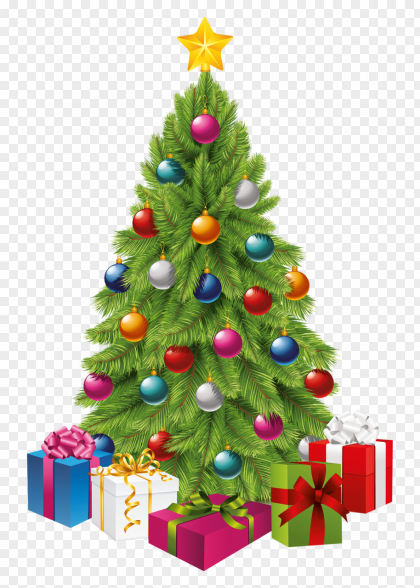 Christmas Tree Decoration Santa Claus Ornament Clip Art PNG