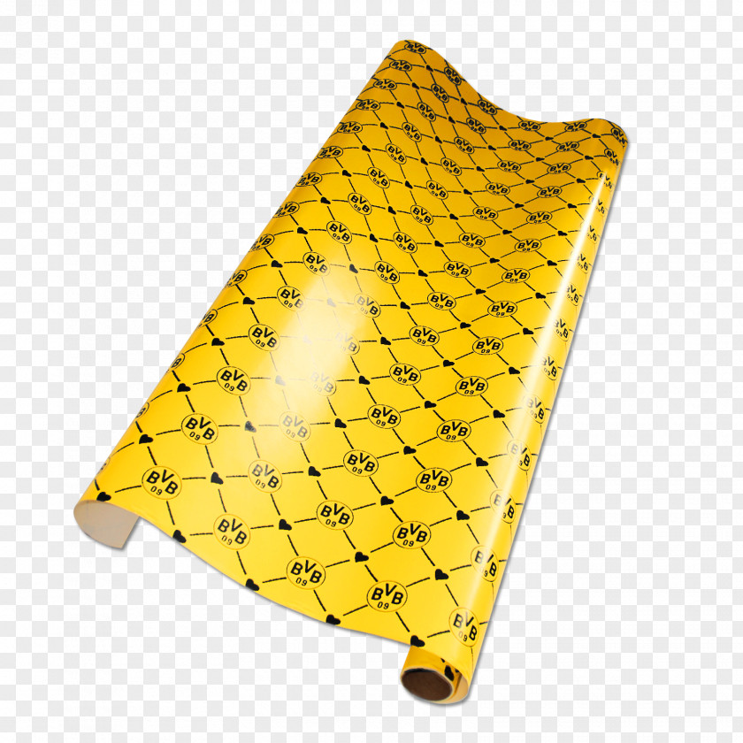 Football Borussia Dortmund Yellow Paper PNG