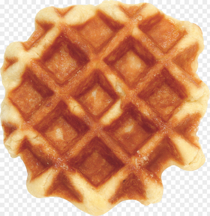 Ice Cream Belgian Waffle Breakfast Food PNG