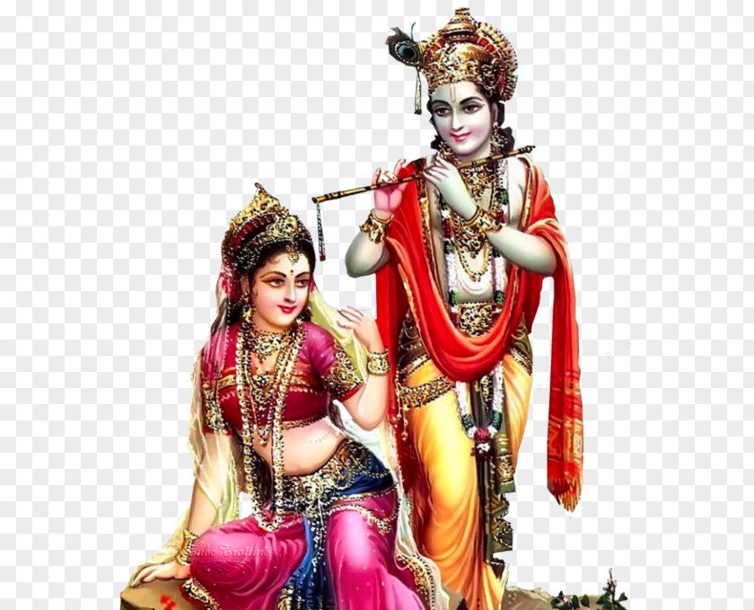 Radha Krishna Hanuman God Desktop Wallpaper PNG