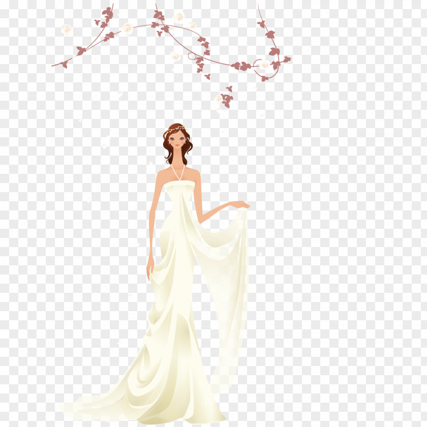 The Bride Wearing A Wedding Dress Lovely Photography PNG