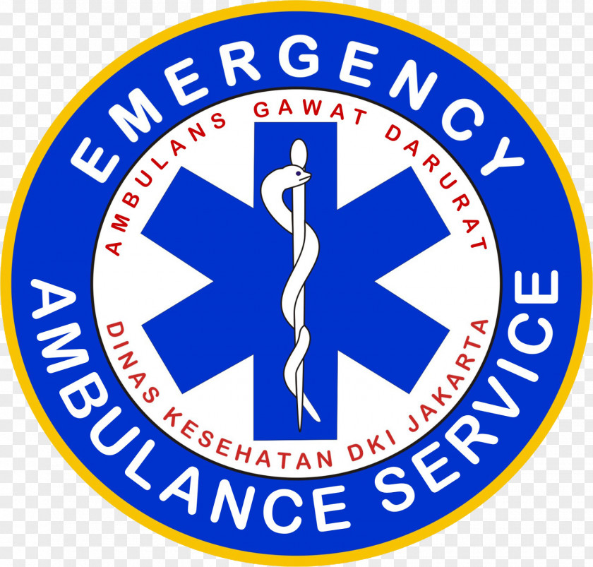 Ambulance AGD Dinkes DKI Jakarta Logo Organization Emblem PNG
