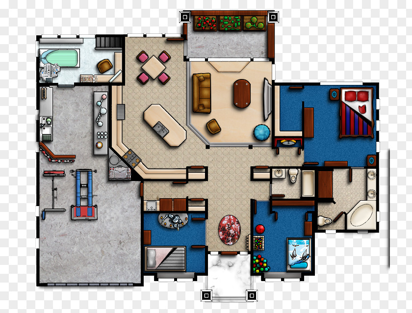 Map Shadowrun House Floor Plan Game PNG