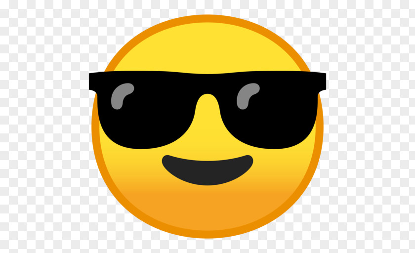 Sunglasses Emoji Google I/O Android Oreo PNG