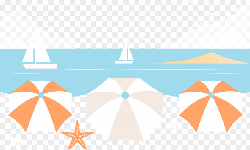 Surfing Umbrella Euclidean Vector PNG