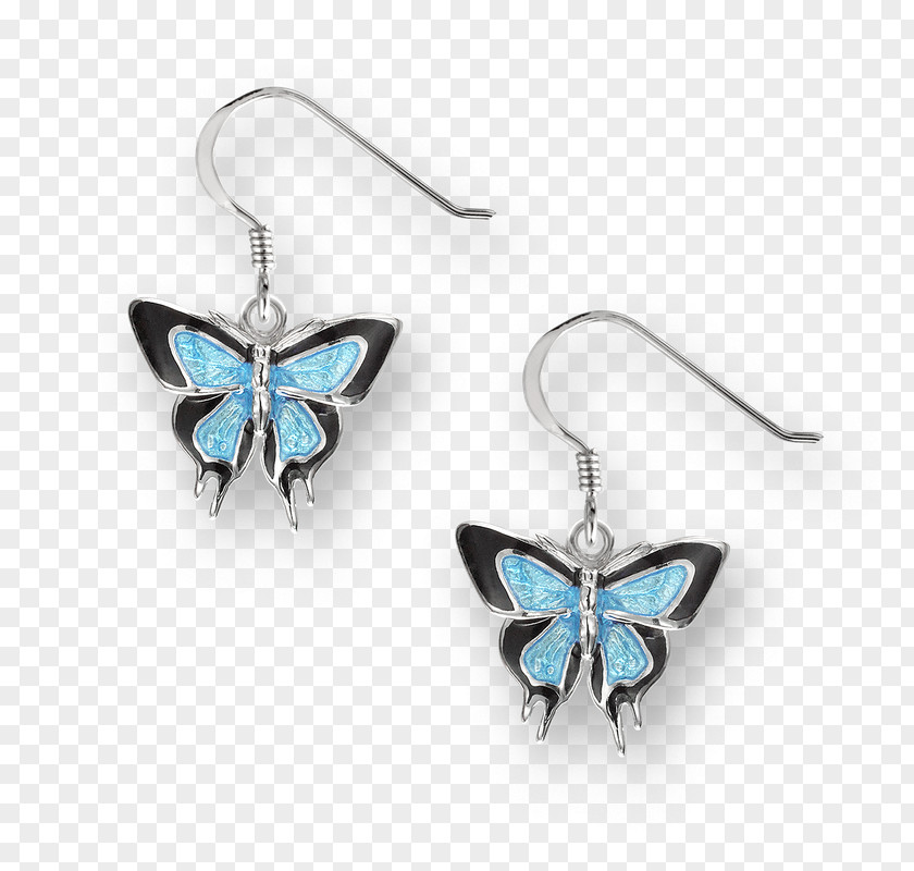 Butterfly Ring Turquoise Earring Jewellery Silver PNG