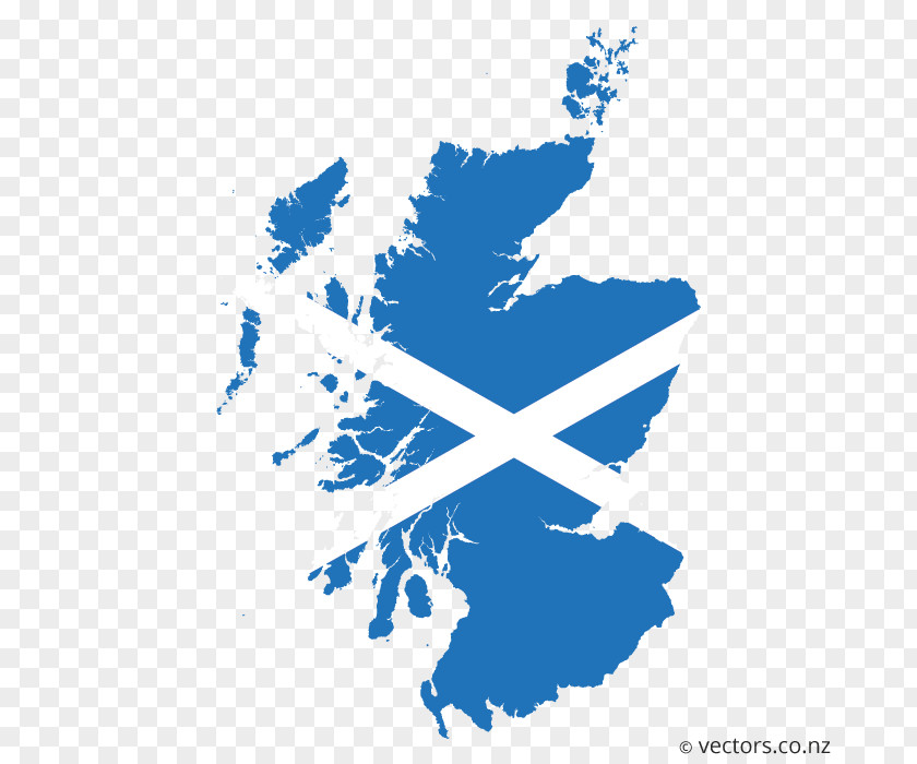 Country Road Flag Of Scotland Map PNG
