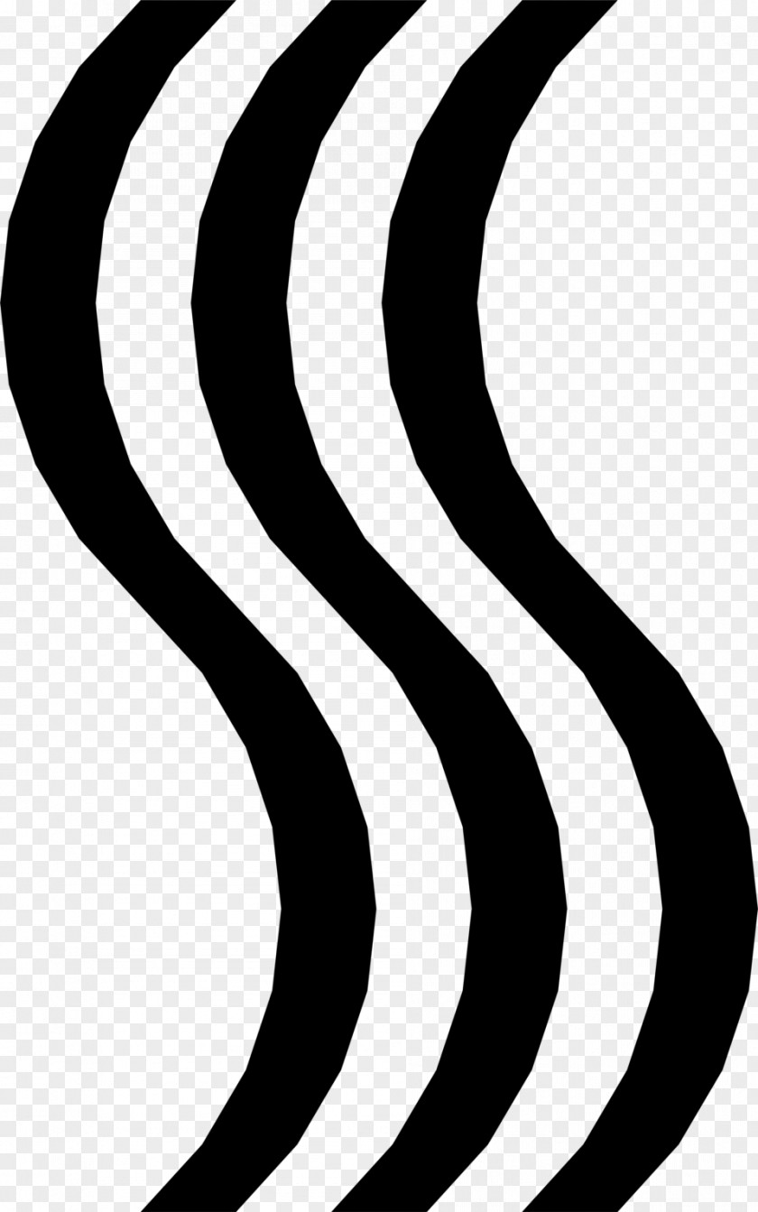 WAVY Black And White Monochrome PNG