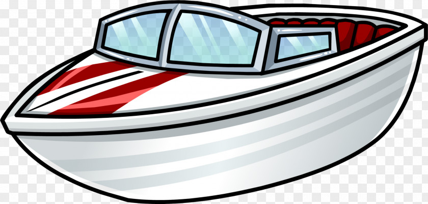 Black Boat Club Penguin Motor Boats Clip Art PNG