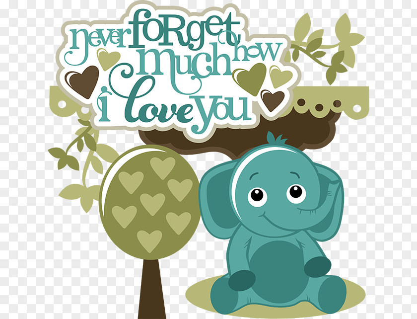 Elephants Clip Art Image Love Openclipart PNG