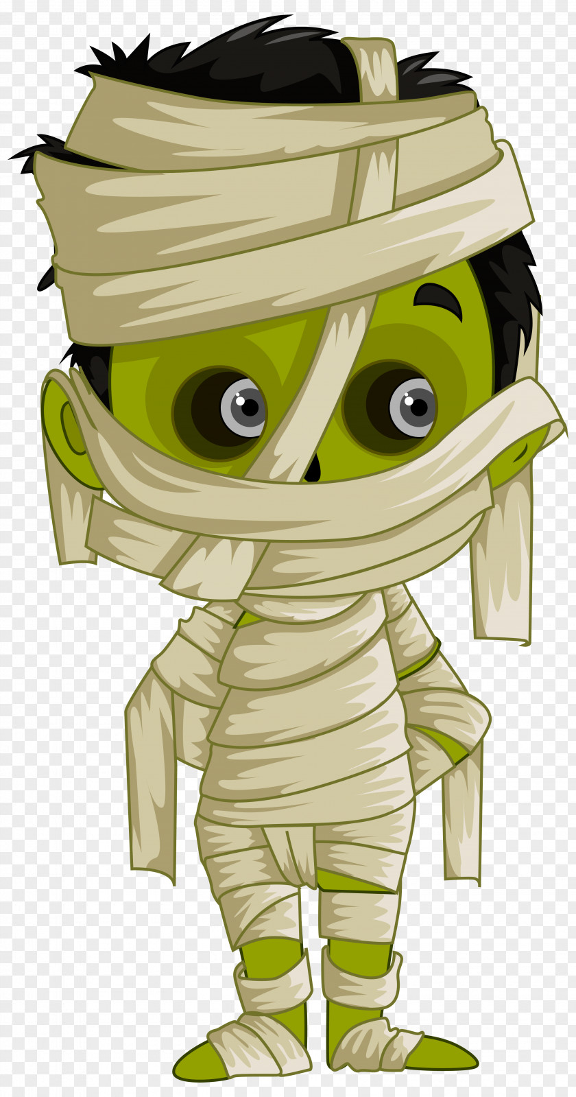 Mummy Clipart Image Brown Color Paint PNG