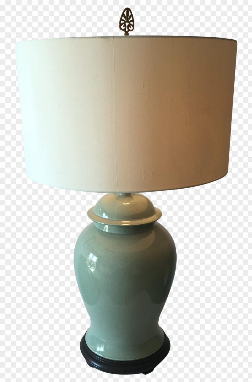 Celadon Light Fixture Lamp Table Window PNG
