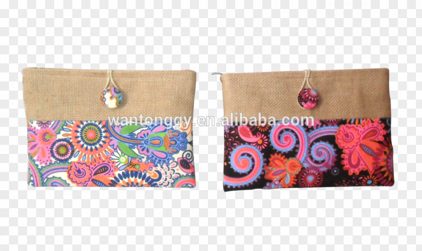 Hand Made Cosmatic Bag Handbag Coin Purse Clothing Accessories Jute PNG