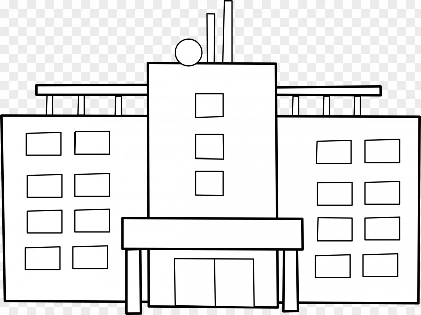 Hospital Drawing Clip Art PNG