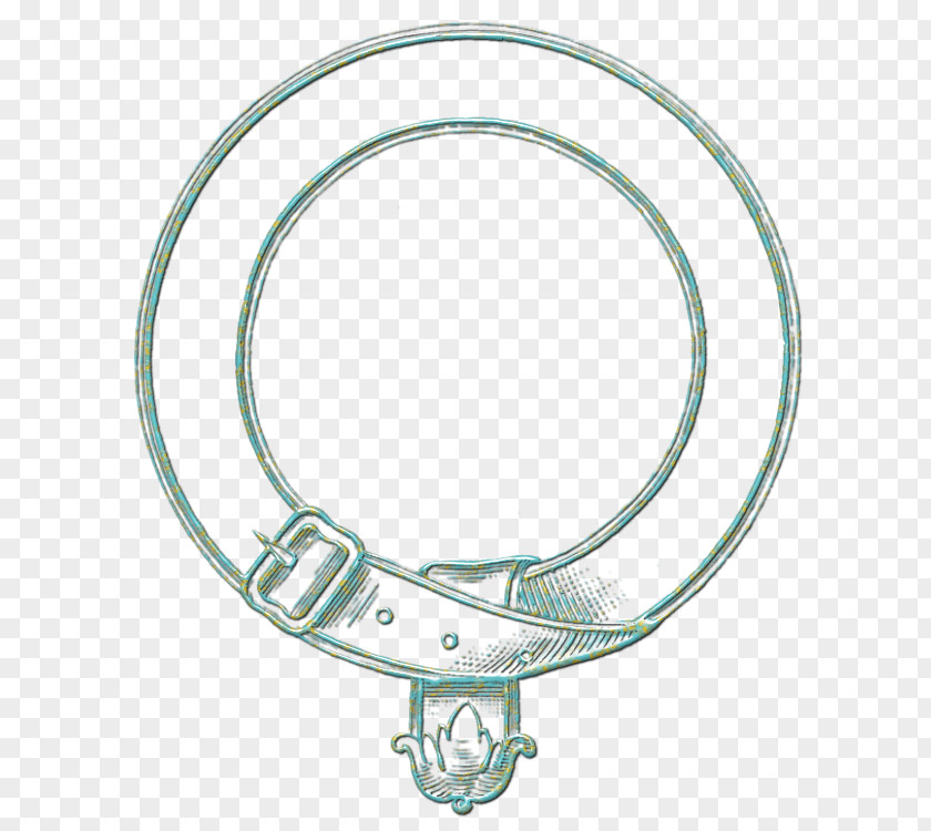 Leather Belt Circle Icon PNG