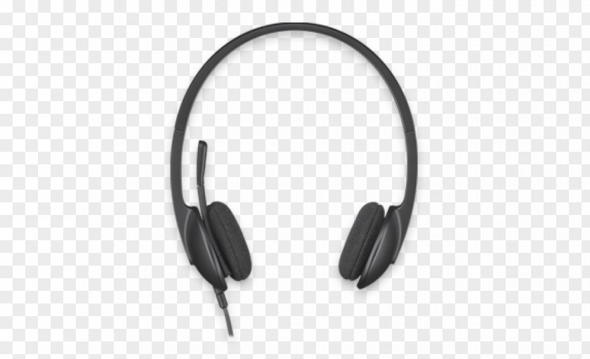 Microphone Logitech H340 Noise-canceling Headset Headphones PNG