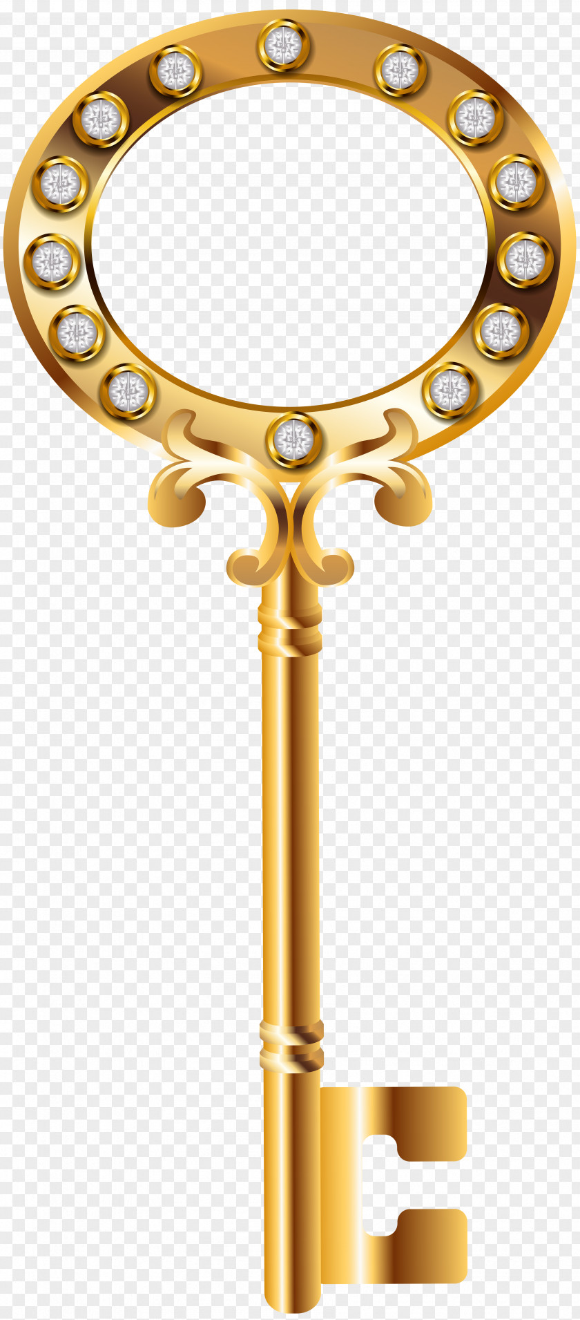 Gold Key Clip Art PNG