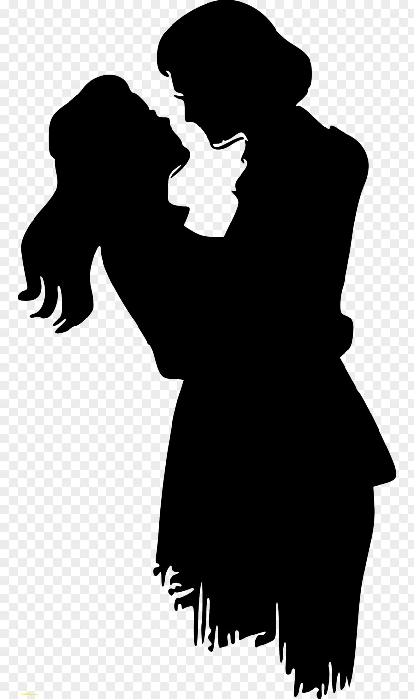 Kiss Silhouette Decal Love Sticker PNG