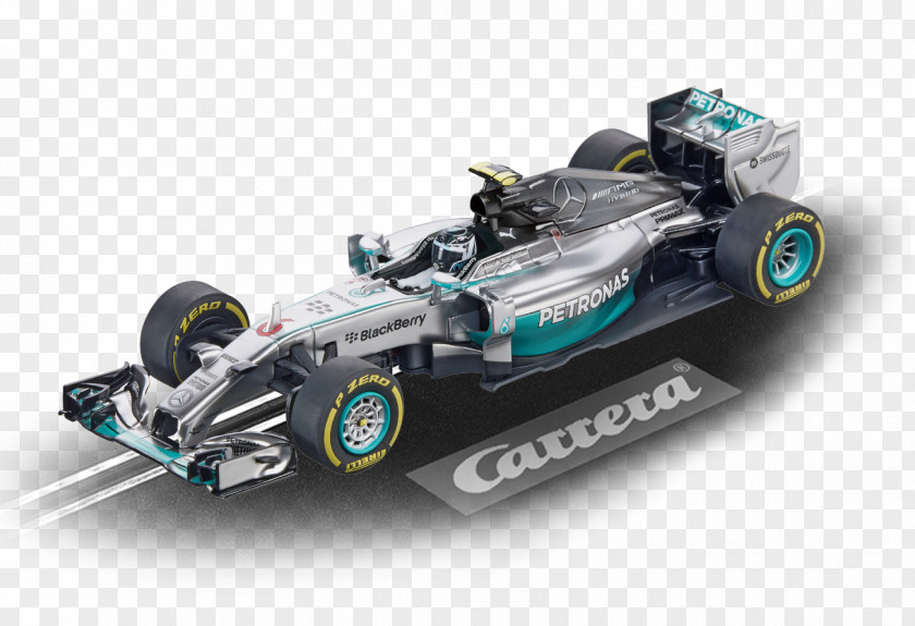 Mercedes F1 W05 Hybrid AMG Petronas Team Formula One Carrera Slot Car PNG car, petronas clipart PNG