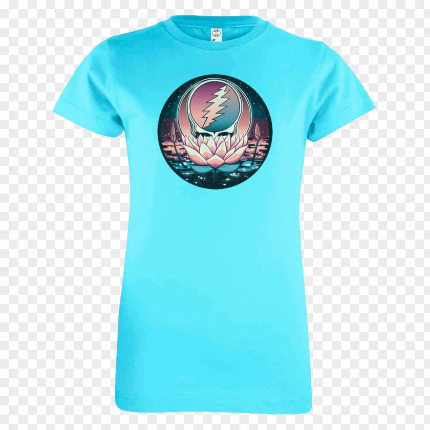 T-shirt Grateful Dead Steal Your Face Sleeve Bluza PNG