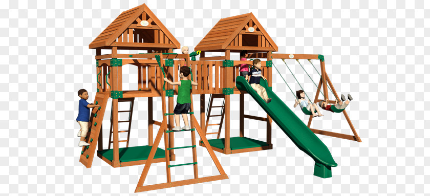 Wood Swing Playground Backyard Discovery Tucson Cedar Set Outdoor Playset Jungle Gym PNG