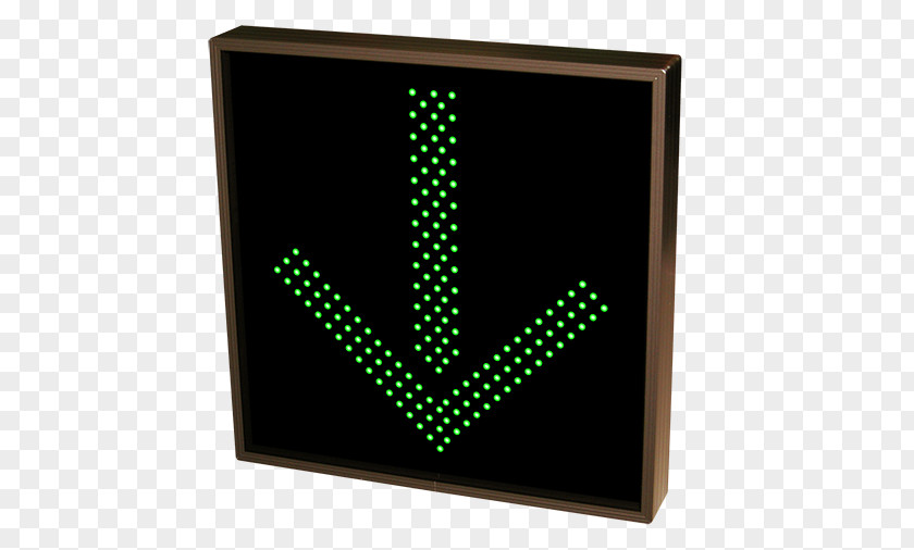 Arrow Display Device Light-emitting Diode LED Sign PNG