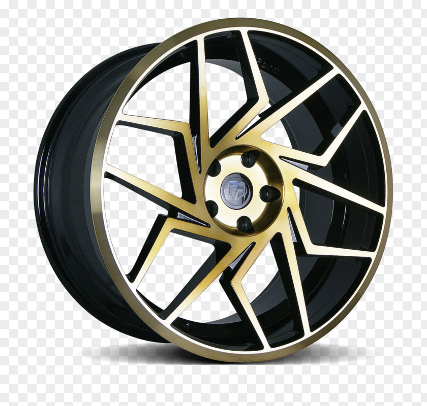 Car Alloy Wheel Tire Bronze PNG