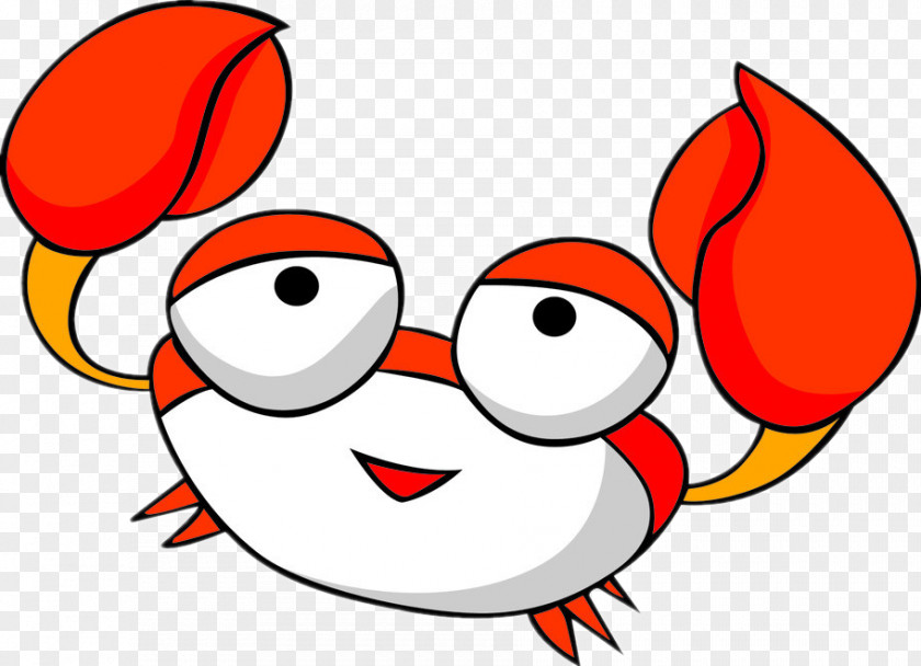 Crab Cartoon Illustration PNG
