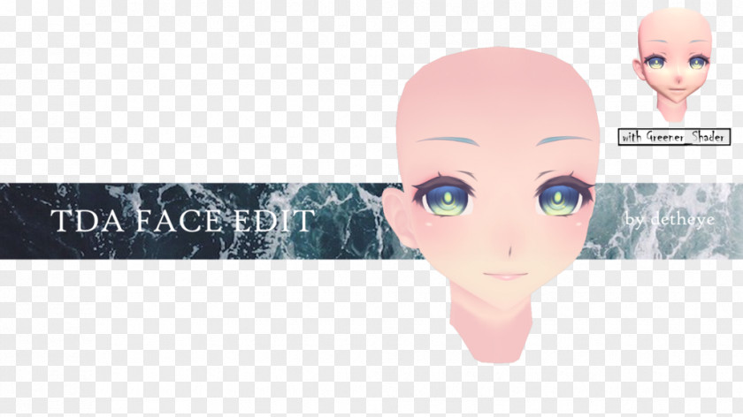 Mmd Face MikuMikuDance Editing Download Information PNG