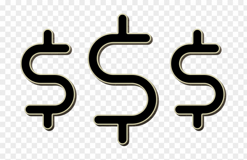 Money Icon Ecommerce Set Dollar Symbol PNG
