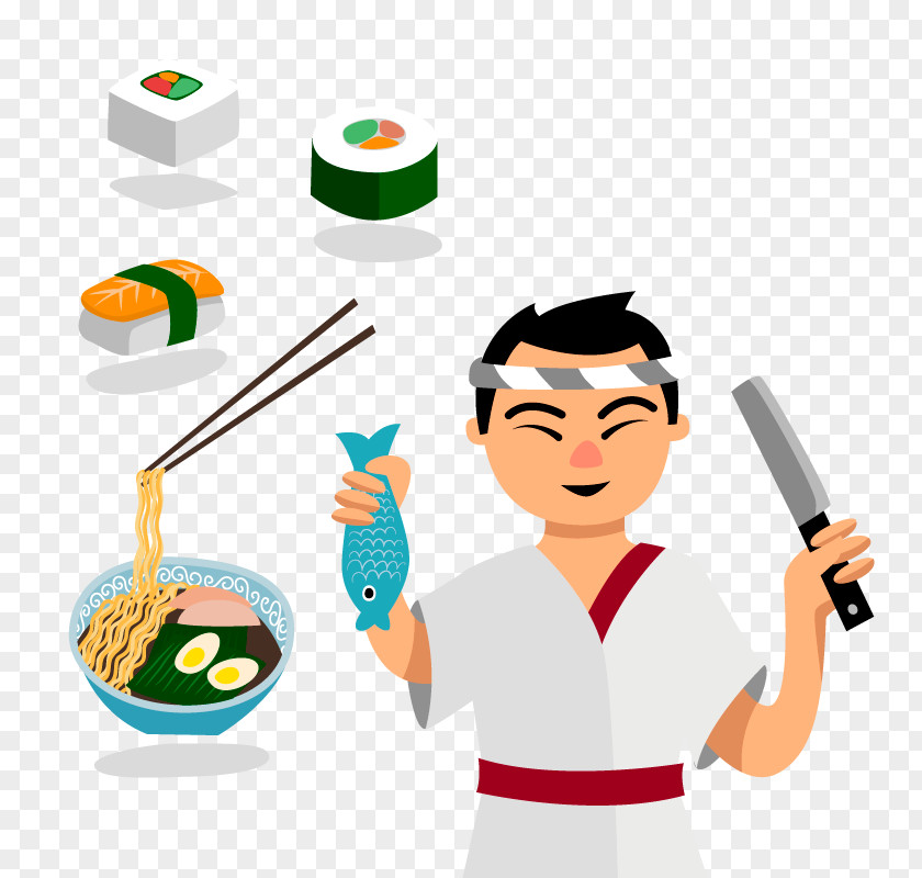 Sushi Japanese Cuisine Cook PNG