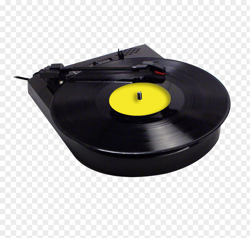 Black Phonograph Record Gramophone45 Rpm Adapter LogiLink UA0196 Turntable PNG
