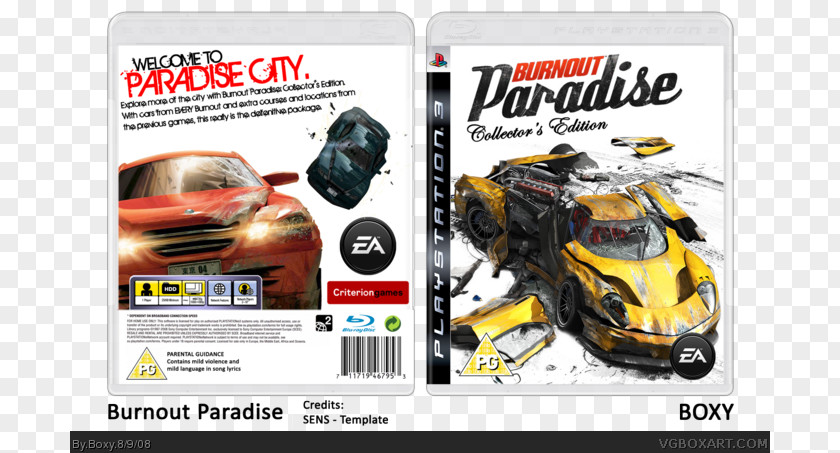 Burnout Paradise Revenge 3: Takedown Legends PlayStation 2 PNG