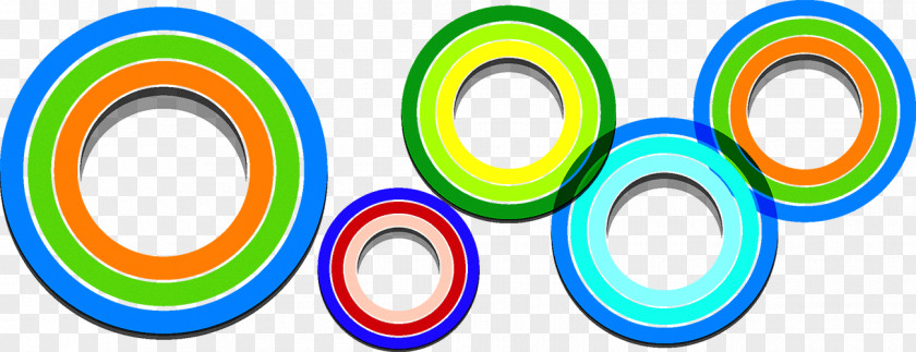 Colorful Circle Background Gratis Computer File PNG