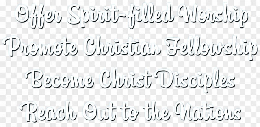 Foursquare Gospel Church Web Typography Handwriting Script Typeface Font PNG