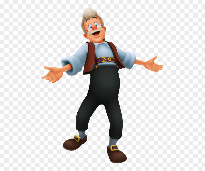 Pinocchio Kingdom Hearts 3D: Dream Drop Distance Geppetto Jiminy Cricket The Fairy With Turquoise Hair PNG