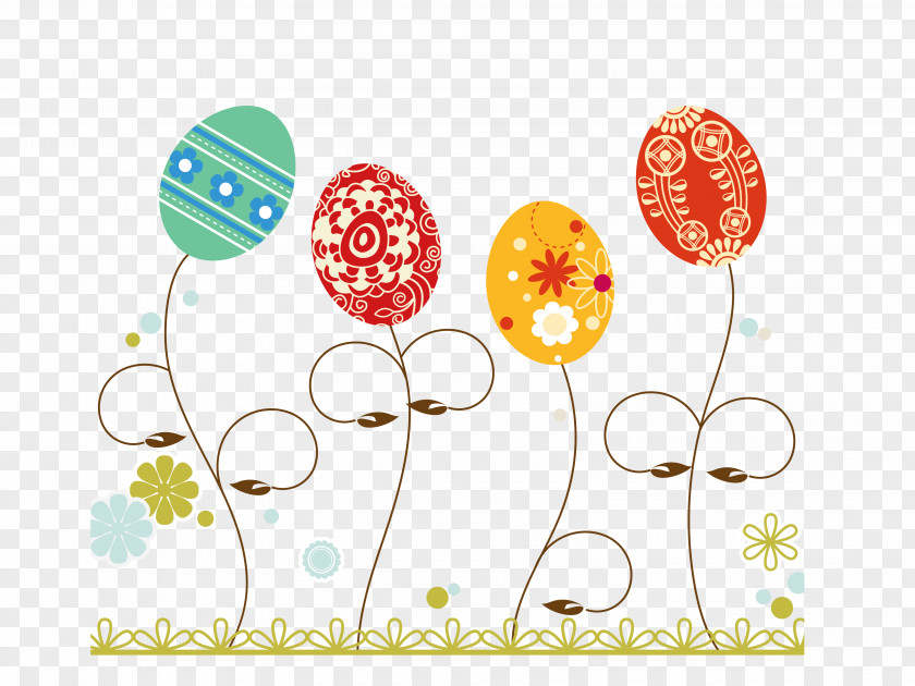 Easter Egg Gift Decoration Drawing Cartoon PNG