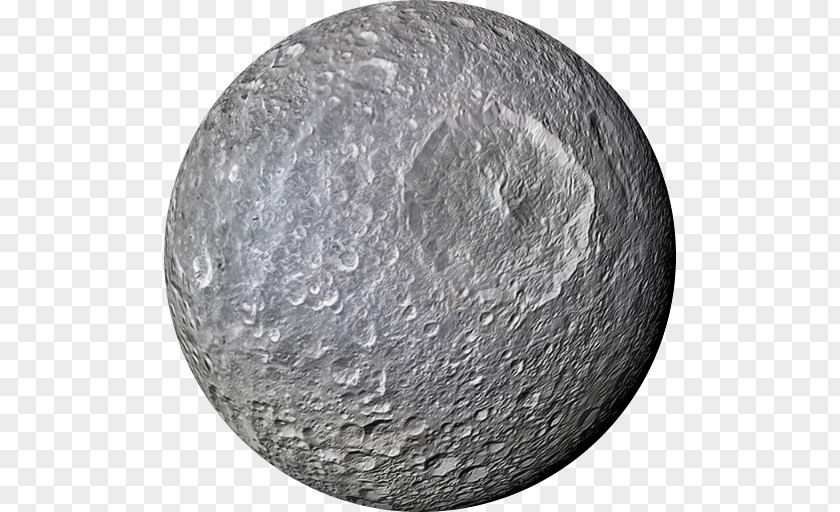 Planet Mimas Natural Satellite Moons Of Saturn Solar System PNG