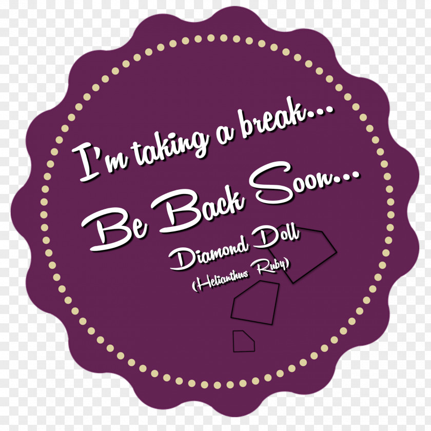 Take A Break Ink Rubber Stamp My Favorite Things Label Purple PNG