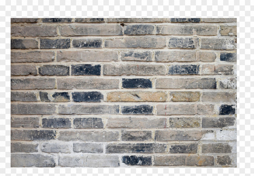 Ancient Brick Wall Cement PNG