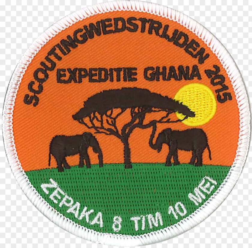 August 15 Badge Indian Elephant Fauna Font Elephants PNG