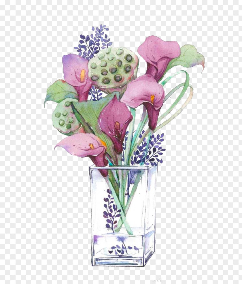 Bouquet Of Flowers Painting Icon PNG