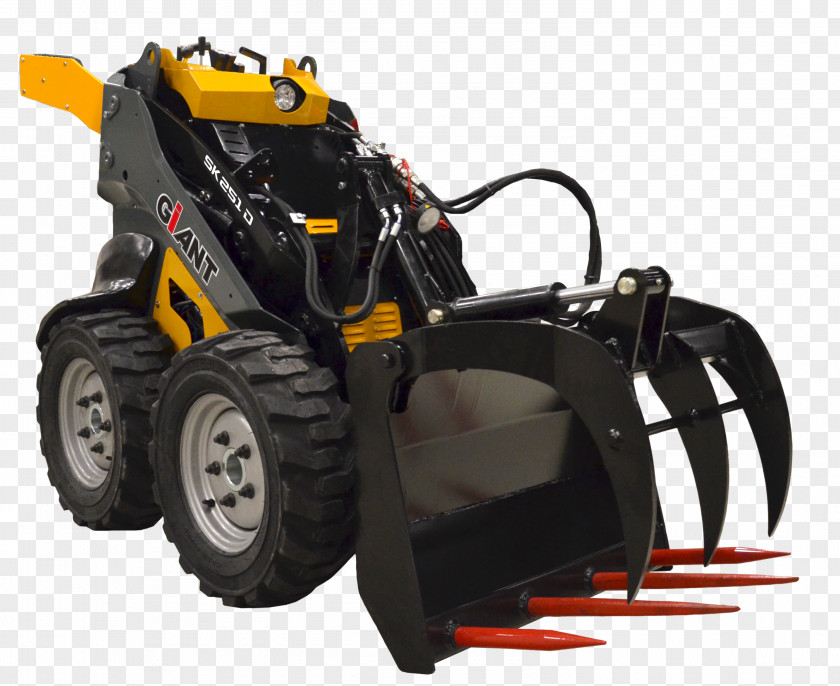 Bucket John Deere Skid-steer Loader Machine Forklift PNG