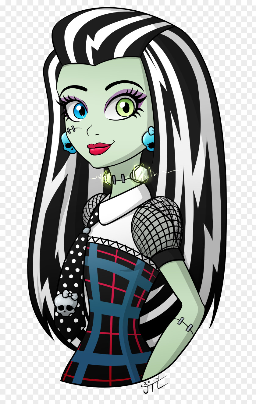 Frankie Stein Monster High Drawing PNG